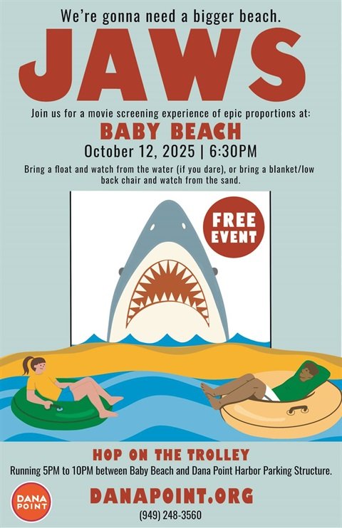 JAWS Movie Screening Poster